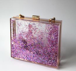 2017 new transparent acrylic purse acrylic clutch bag evening clutch bags women bags fashion bling with crystals luxury handbags3598397