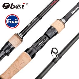 Obei HURRICANE 1.8/2.1/2.4/2.7/3.0m Casting Spinning Fishing Rod Fuji Or TS Guide Baitcasting Travel pesca M/ML/MH/H Lure Rod 240415