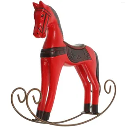 Forks Xmas Home Decor Christmas Horse Statue Decorations Ornaments Tabletop Animal Desktop Adornment Shape