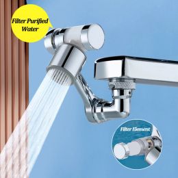 Purifiers 2023 Rotatable Ceramics Philtre Faucet Aerator Metal Splash Tap Sprayer Kitchen Faucets Bubbler Nozzle Bathroom Saving Water Tap