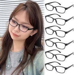 Sunglasses 2024 Women Retro Small Square Glasses Y2K Frame Glass Eyewear Decorative Computer Anti-blue Eyeglasses With Seaside Driving