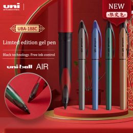 Pens New UNI Straight Liquid Gel Pen UBA188C Black Technology Free Ink Control Limited Color Pen School Office Supplies Stationery