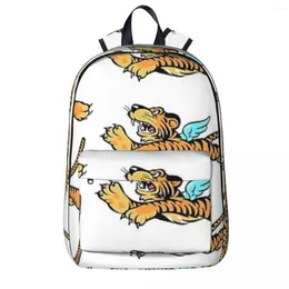 Backpack Flying Tiger War Plane Backpacks Boys Girls Bookbag Students School Bags Cartoon Children Kids Rucksack Travel