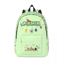 Bags Pikmin Characters Rescue Pup Oatchi Backpack for Boy Girl Kids Student School Bookbag Daypack Preschool Kindergarten Bag Hiking