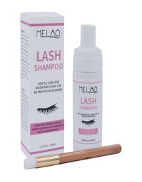 Melao 50ml Eyelash Cleanser Foam Shampoo Pump Design Cleaning Eye Lashes Eyelash Extension Eyes Makeup with Brush Beauty Set7902469