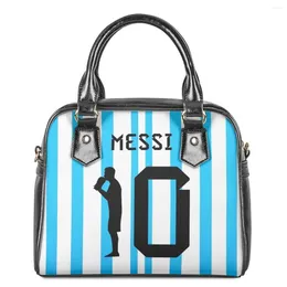 Evening Bags Soccer Striped Fashion Pattern Leisure Capacity Female Hand Daily Outdoor Zipper Large Storage For Women