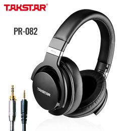 Earphones Takstar Pro82 / Pro 82 Professional Monitor Headphones Hifi Headset for Stereo Pc Recording and Game,bass Adjustable