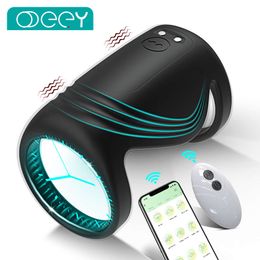 Ultra Quiet Dual Cock Ring Vibrators Soft Silicone Wireless Penis Rings Stimulator Harder Lasting Delay Trainer sexy Toys for Man