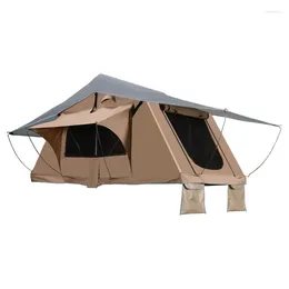 Tents And Shelters Outdoors Car Canopy Rainproof Windproof Roof Installation Camping Picnicking Road Trip Folding Top Tent