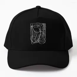 Ball Caps Synthetic Vintage Synthesizer For Synth Nerd Baseball Cap Party Hats Hat Ladies Men's