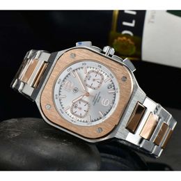 bell and ross New brand Bell Ross Watches Global Limited Edition Stainless Steel Business Chronograph Luxury Date Fashion Casual Quartz Mens Watch