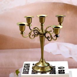 Candle Holders Metal Wedding European Style 5 Arms Holder Candelabra Candlestick