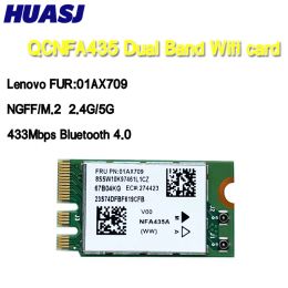 Cards HUASJ Wireless Adapter Card QCA9377 QCNFA435 802.11AC 2.4G/5G NGFF WIFI CARD BT4.1 For Lenovo AIO70022ISH C2000