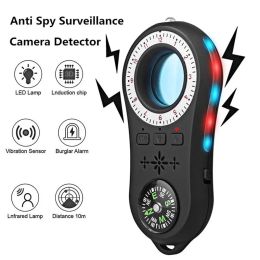 Detector Camera Detector GPS Tracker Detector RF Signal Infrared Hotel AntiSurveillance AntiSneak Shoot Night Vision Alarm Sensor