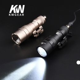 Scopes Tactical Surefir M300 M300c Scout Light Led 500 Lumen Rifle M300u Flashlight Airsoft Hunting Rifle Weapon Lights Picatinny Rail