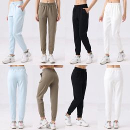 Outfit LL Designer Swift Speed Pants Splithem Long Ladies High Waist Soft Fabric Straight Jogger Trousers Shows Legs Yoga Fiess Lu