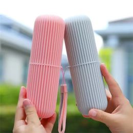 Travel Accessories Toothbrush Tube Cover Case Cap Fashion Plastic Suitcase Holder Baggage Boarding Portable Bathroom Accessories
