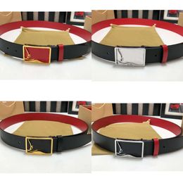Genuine Unisex Leather Belt with Large Designer Buckle - High-quality Fashion Accessory in Black, Includes Box and Dust Bag Highquality