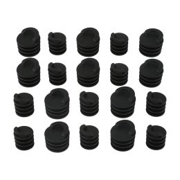 Accessories 10Pcs Black Large/Small Kayak Canoe Fishing Boat Rubber Scuppers Stopper Plugs Bungs Drain Hole Rowing Boats Accessories Marine