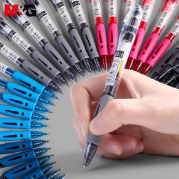 Pens M&G Classic Retractable Gel Ink Pen 0.5mm Bullet Point Fine Line Rubber Grip Large Capacity Refillable GP1008 Office School Pen