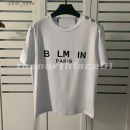 Men's T-Shirts Mens Designer Band T Shirts Fashion Black White Short Slve Luxury Letter Pattern T Shirt Size S-XXL Y240420