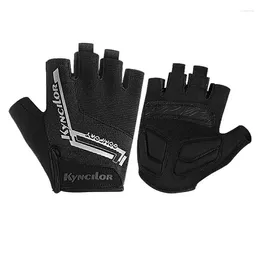 Cycling Gloves Bike For Men Bicycle Breathable Padded Biking Anti-Slip Half Finger Light Weight