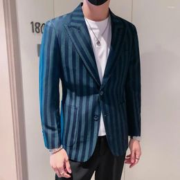 Men's Suits The Main Promotion Of Suit Loose Coat All Match Personality Wedding Stripes Single West Comfortable Clothing