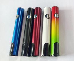 2024 new 510 vape battery 650mah adjustable voltage 2.7v 3.4v 4.8v LCD display bottom rechargeable preheat button for carts cartridge 5 Colour custom logo