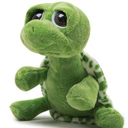 Hot-sale children's gifts custome-made cute big eyes turtle parent-child small plastic turtles plush stuffed animal toys