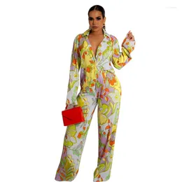 Women's Two Piece Pants 2024 Dashiki Traditional African Clothing Set Women Africaine Print Bodycon Shirt And Sets Clothes