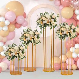 Wedding supplies Gold wedding ceremony aisle decoration for wedding event accessories Wedding Aisle Decor Gold Pillars Wedding Mandap Ceremony Walkway Pillars