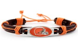 US Football Team Dangle Charm DIY Necklace Earrings Bracelet Bangles Buttons Sports Jewellery Accessories2413115