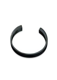 Stainless Steel Smooth Cremation Urn black Bracelet Memorial Bangle Cuff Cremation Jewellery for Ashes Funnel Kit9974823