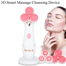 Scrubbers Electric Face Cleansing Brush Skin Cleansing Instrument Usb Rotary Face Scrubber Face Washing Hine Waterproof Facial Washing