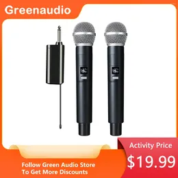 Microphones GAW-58B Wireless Microphone Karaoke Speaker Performance Outdoor Audio DJ Singing KTV Conference With Receiver Mic