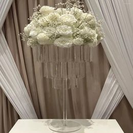 Party Decoration 60cm To 100cm)Wedding Supplies Clear Acrylic Crystal Flower Stand Wedding Table Centrepiece 485