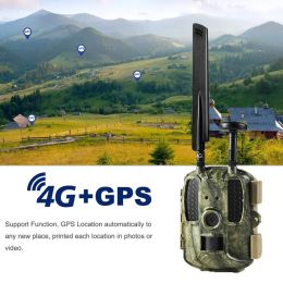 Cameras 4G Hunting Camera GPS Photo Traps 12MP 4G FDDLTE Wild Cameras MMS Email GPRS GSM thermal imagers Night vision Trail Camera Trap