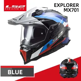 Motorcycle Helmets LS2 MX701 Off-road Helmet EXPLORER Carbon Fiber Motocross