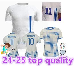 24 25 Greece soccer jerseys European Cup BAKASETAS MASOURAS PAVLIDIS Greece football shirts national team FORTOUNIS GIAKOUMAKIS MAVROPANOS TSIMIKAS jersey8899