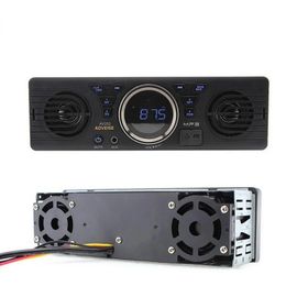 Built-in 2 Speakers Car Radio 12V Bluetooth Handfree FM USB SD AUX IN Audio In Dash Stereo MP3 Player