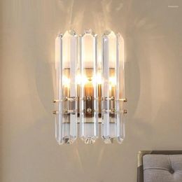 Wall Lamp Crystal LED Lights For Living Room El Black Decoration