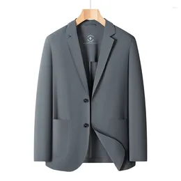 Men's Suits Business Casual 2024 Summer Thin Single Coat Suit Senior Sense Of Fashion Handsome Light West S-4XL