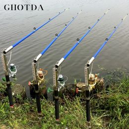 Accessories 1.8m 2.1m 2.4m 2.7m Sea River Lake Stainless Steel Automatic Fishing Rod Without Reel