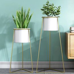 Vases Modern Bedroom Flower Pot Garden Aesthetic Design Interior Wedding Floor Base Plants Office Grand High Vasen Home OA50HP