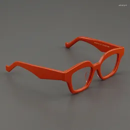 Sunglasses Frames Myopia Butterfly Shaped Plate Frame Retro Large Face Men And Women Orange Eye Male Trend