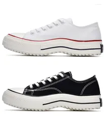 Casual Shoes Summer Basic Women Canvas Low Top Girls Students Black School Lace Up White Sport 35-40 All Match