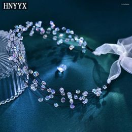 Hair Clips HNYYX Crystal Soft Chain Shiny Headband Bridal Wedding Vine Party Piece Fashion Jewellery Accessories For Women