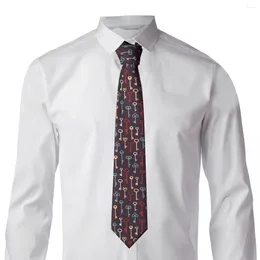 Bow Ties Retro Style Key Tie Fashion Graffiti Wedding Neck Adult Cute Funny Necktie Accessories Quality Graphic Collar Xmas Gift
