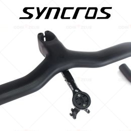 Accessories Customized Syncros Creston IC 1 1 Integrated Cables Road Bike Handlebar Garmin Computer Stand Stopwatch Bracket