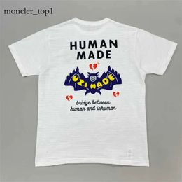 2024ss Human Made New Men's T-shirts Human T Shirt Men Women High Quality Heart Print Oversized Fashion Brands Hip-hop Human Made Summer Beach Top Tees 3364
